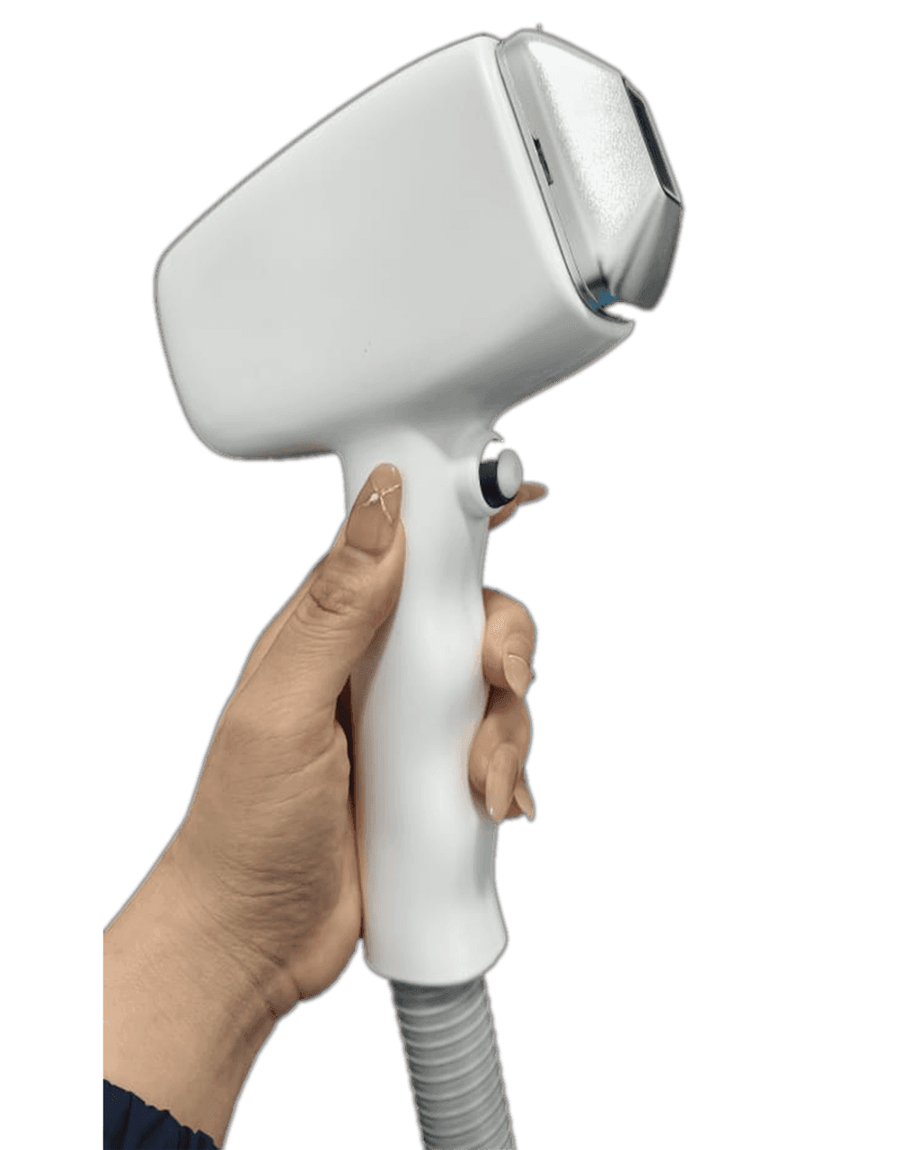Manipolo del laser a diodo Epilpower 2.0 impugnato durante l'uso